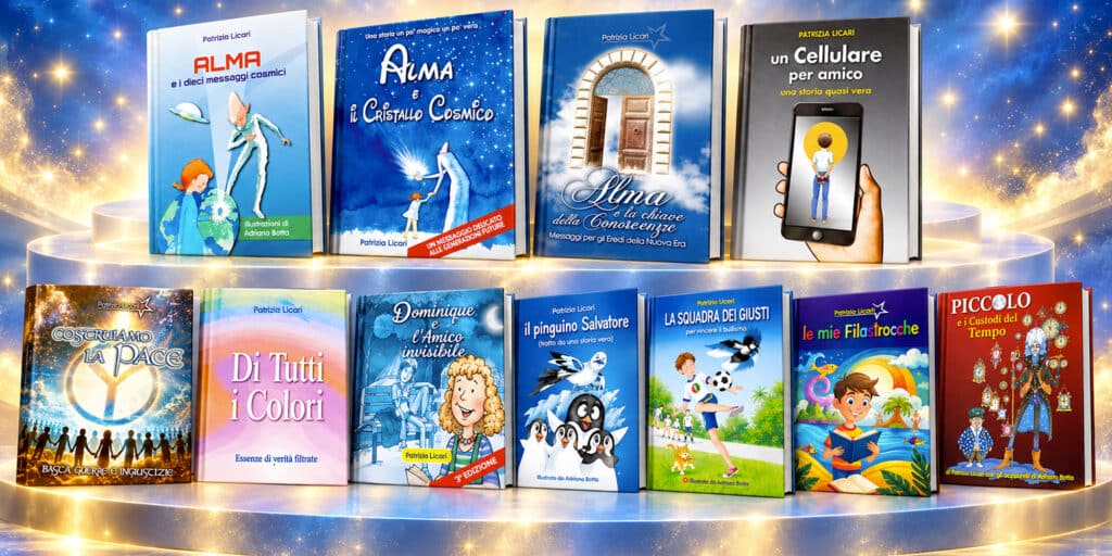 Tutti i libri di Patrizia Licari con le loro copertine illustrate e colorate