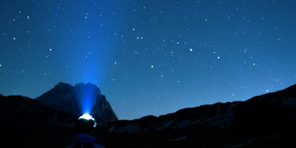 un bellissimo cielo stellato